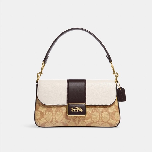 Coach Handbags - Coach Shoulder Bag in Signature Canvas